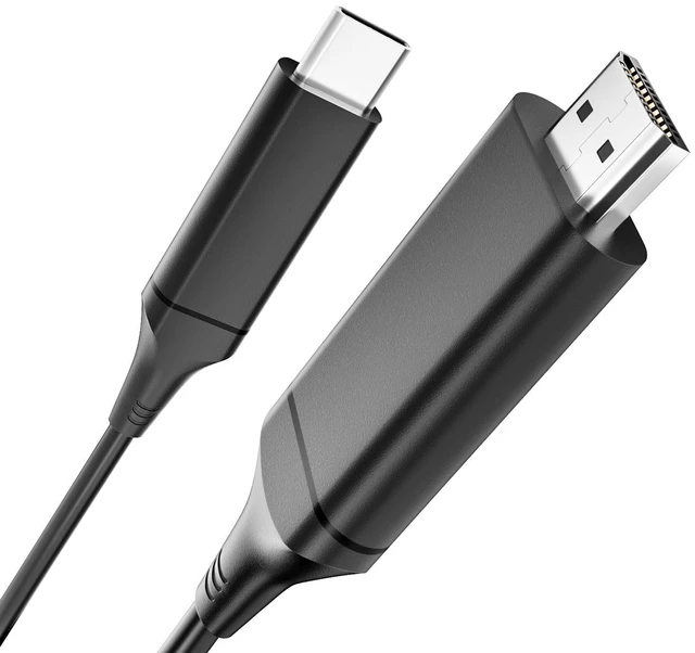 Main image of KEFEYA HDMI to USB C Cable for Laptop Screen Extender S1 S2 S3 S6 S8 P5 N2, HDMI to Type-C Cord for Laptop Monitor Extender