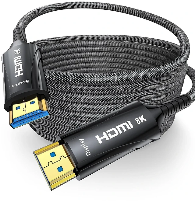 Main image of Cratree 8K Fiber Optic HDMI Cable Long 200FT/60M - 48Gbps,High Speed HDMI Cord,8K 60Hz,4K120Hz,HDCP 2.2&2.3, HDR10 - Compatible with Fire Roku HDTV,Monitor,Projecto