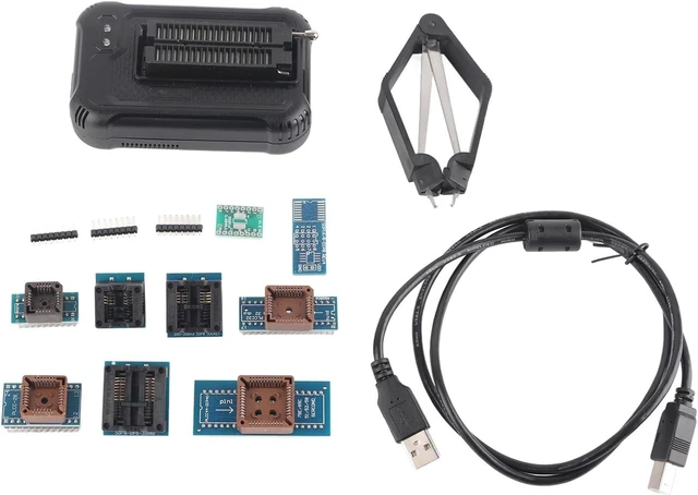 Main image of Programmer USB Universal SOIC8 SMD Flash EEPROM Adapter for AVR PIC Chips with Cables