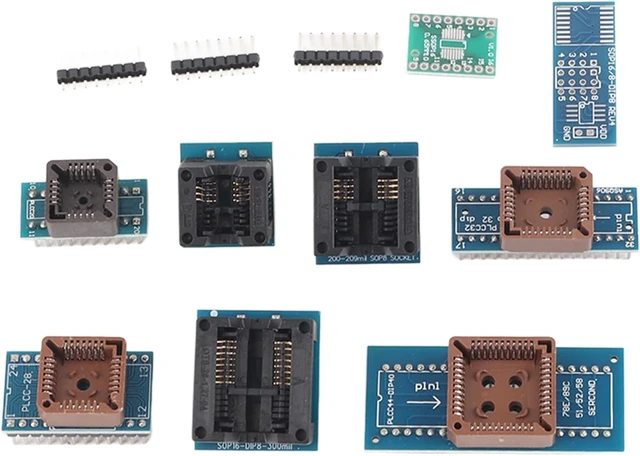 Alt view image 2 of 7 - Programmer USB Universal SOIC8 SMD Flash EEPROM Adapter for AVR PIC Chips with Cables