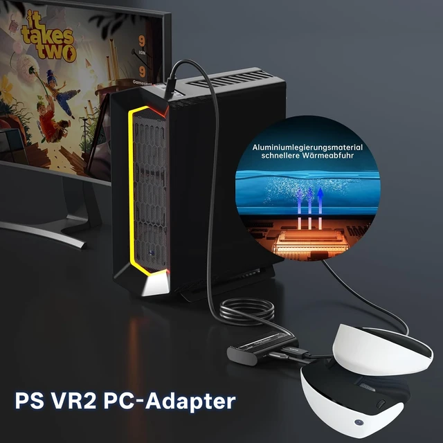 Alt view image 4 of 7 - YCE PSVR2 PC Adapter for PlayStation VR2 and AR Glasses