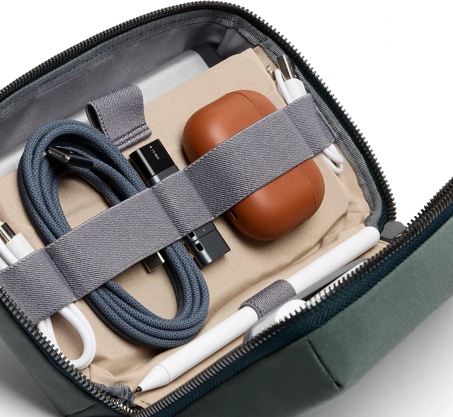 Alt view image 3 of 7 - Bellroy Tech Kit (Tech Accessories Organizer Pouch, Zipper Closure Design, Stores Power Bank, Phone Charger, Cables & More)