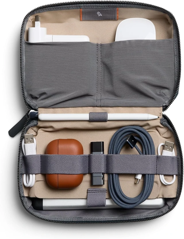 Alt view image 2 of 7 - Bellroy Tech Kit (Tech Accessories Organizer Pouch, Zipper Closure Design, Stores Power Bank, Phone Charger, Cables & More)