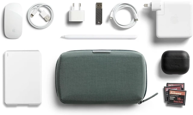 Alt view image 7 of 7 - Bellroy Tech Kit (Tech Accessories Organizer Pouch, Zipper Closure Design, Stores Power Bank, Phone Charger, Cables & More)