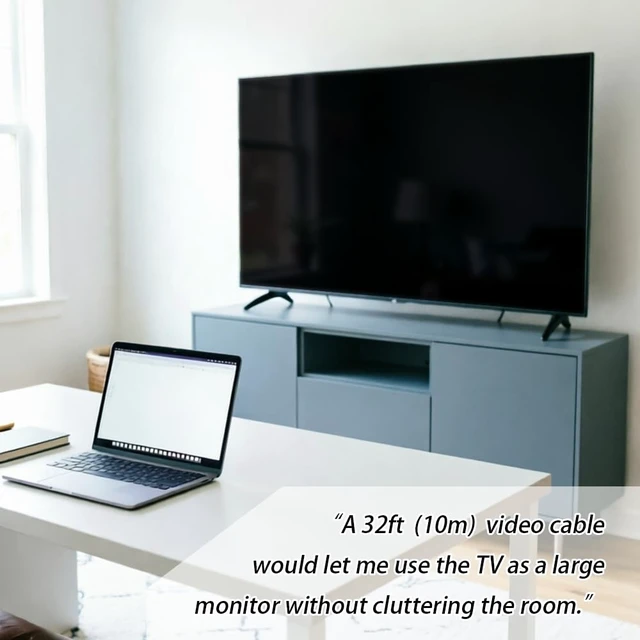 Alt view image 2 of 7 - Uni-Directional HDMI 2.1 48Gbps Active Optical Cable