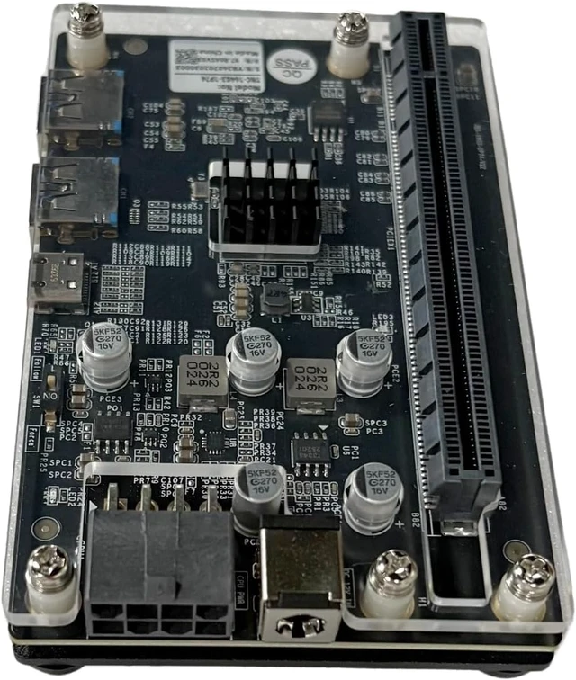 Alt view image 5 of 7 - PCIE 3.0 x16 22Gbps eGPU Docking, Thunderbolt 4 Cable Adapter