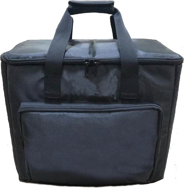 Main image of Portable Shockproof Mini-ITX PC Travel Carry Case Bag for NR200/NR200P, with Cable Pockets & Luggage Strap 40.5 x 22 x 35cm ((Fits NR200 + Monitor & Keyboard))