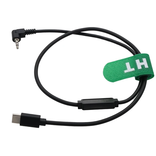 Alt view image 2 of 4 - HangTon Run Stop Control Cable USB-C LANC 2.5mm for DJI Focus Pro Motor to Sony CineAltaB FX9 FX6, Canon C500II C400 C70, Blackmagic BMCC URSA Mini Pro, Panasonic EVA1 BGH1, Z CAM Camera, 50cm