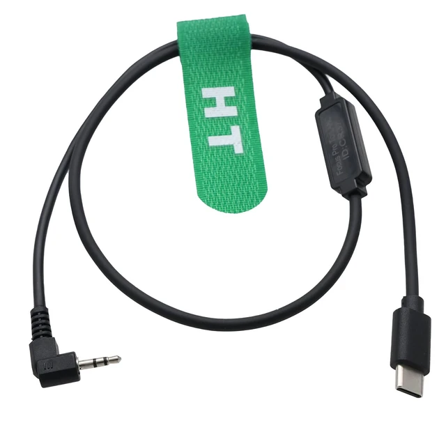 Alt view image 4 of 4 - HangTon Run Stop Control Cable USB-C LANC 2.5mm for DJI Focus Pro Motor to Sony CineAltaB FX9 FX6, Canon C500II C400 C70, Blackmagic BMCC URSA Mini Pro, Panasonic EVA1 BGH1, Z CAM Camera, 50cm