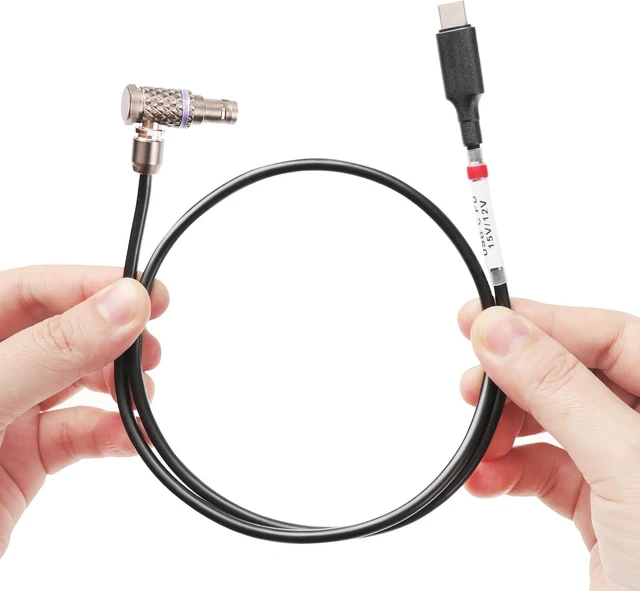 Alt view image 2 of 6 - USB-C PD 45W to 2-Pin Right-Angle Power Cable, 24 in