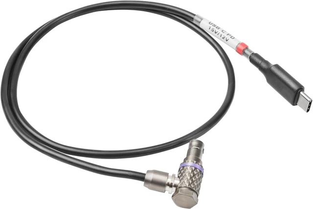 Alt view image 3 of 6 - USB-C PD 45W to 2-Pin Right-Angle Power Cable, 24 in