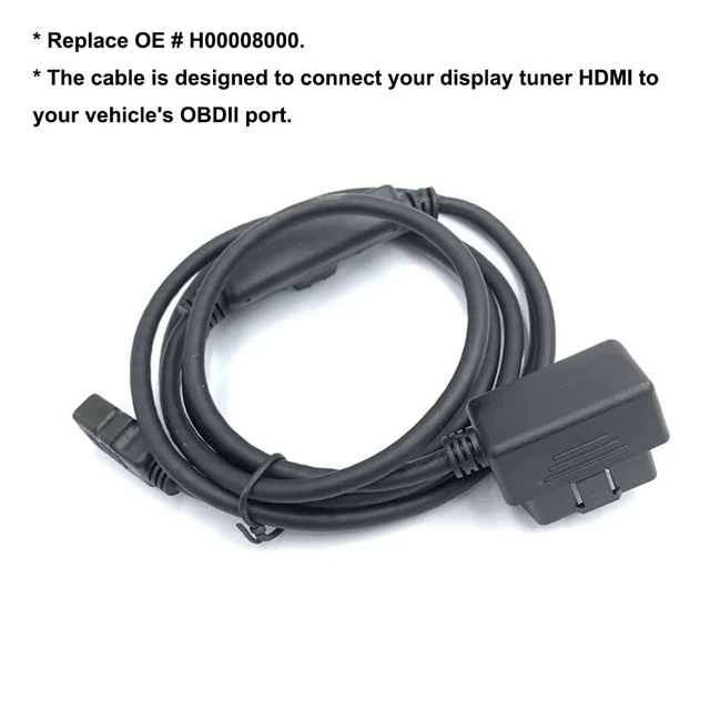 Alt view image 4 of 7 - MOCW Interface Cable OBDII HDMI Plug Monitor Fit for Edge CS2 CTS2 CTS3 Replace H00008000