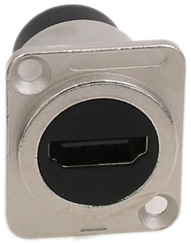Alt view image 5 of 5 - HangTon 5pack HDMI 2.0 Waterproof Coupler Connector Panel Socket Bulkhead Feed Through, D-Type Inline Cable Female to Female Extension