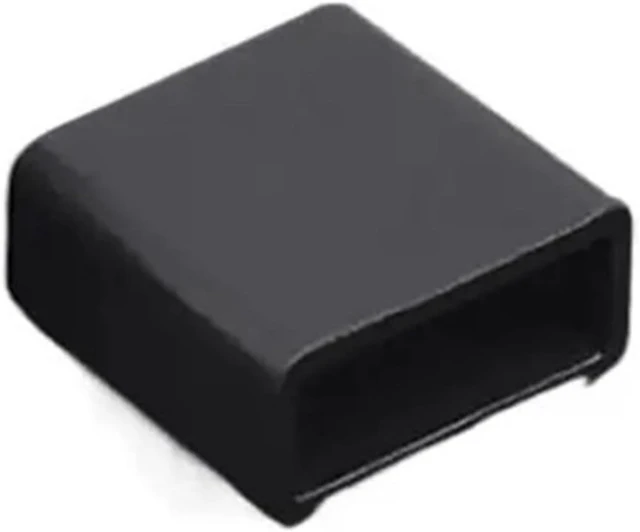 Main image of 20 pcs Silicone USB Male Dust Cover Solid Color Anti-Dust Plug Stopper Charging Extension Transfer Data Cord Line Plug Cap Cover(Black)