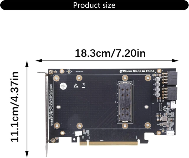 Alt view image 3 of 7 - SXM2 V100 GPU Converters for Standard PCIe Slots