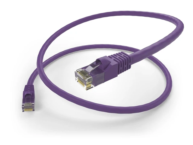 Alt view image 2 of 4 - uCore 20 Pack - 10ft Cat 6 Ethernet Cable Bubble Boot, 24AWG, Booted, Cat6 Patch Cable, Molded, Cat6 Patch Cord, 10 Foot, Purple