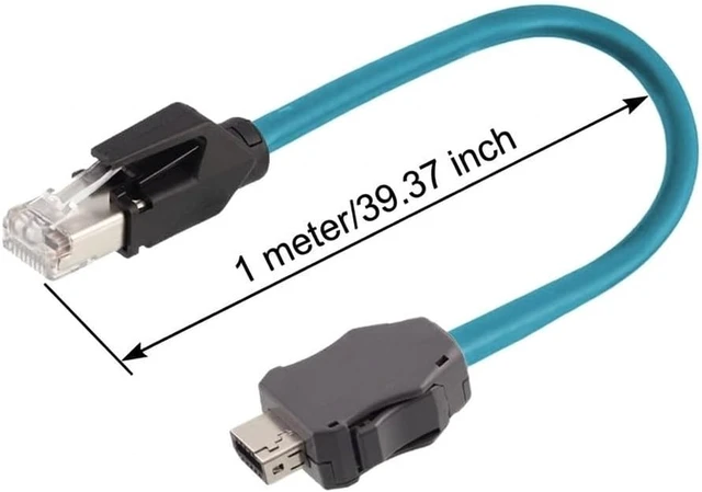 Alt view image 2 of 7 - Cat6 Ethernet Cable 1M RJ45 to IX Connector