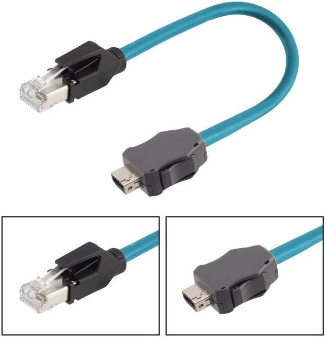 Alt view image 4 of 7 - Cat6 Ethernet Cable 1M RJ45 to IX Connector