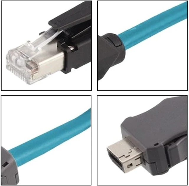 Alt view image 3 of 7 - Cat6 Ethernet Cable 1M RJ45 to IX Connector