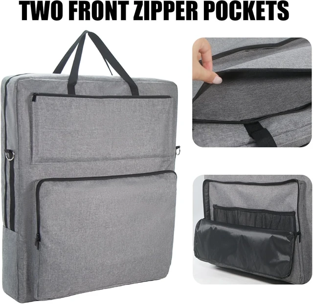 Alt view image 4 of 7 - Panel Gear Bag with Multiple Compartments and Front, Black