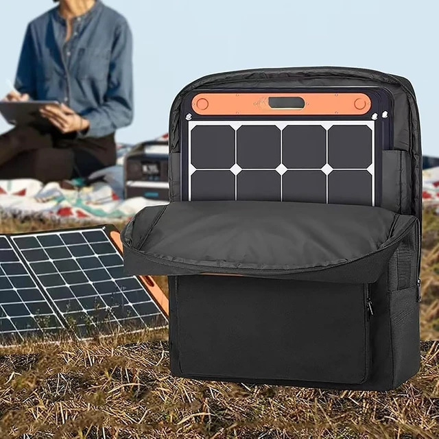 Alt view image 2 of 7 - Panel Gear Bag with Multiple Compartments and Front, Black