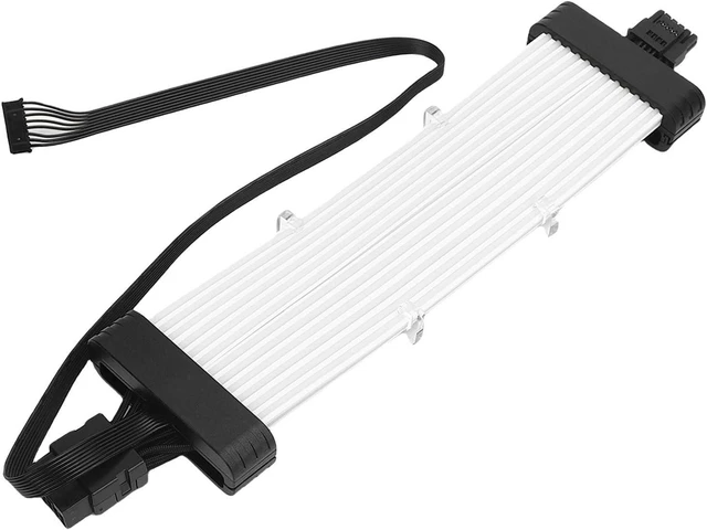Alt view image 7 of 7 - Sorandy ARGB PSU Cable 5V LED Strip for PC Case, 24 Pin and 8 Pin GPU