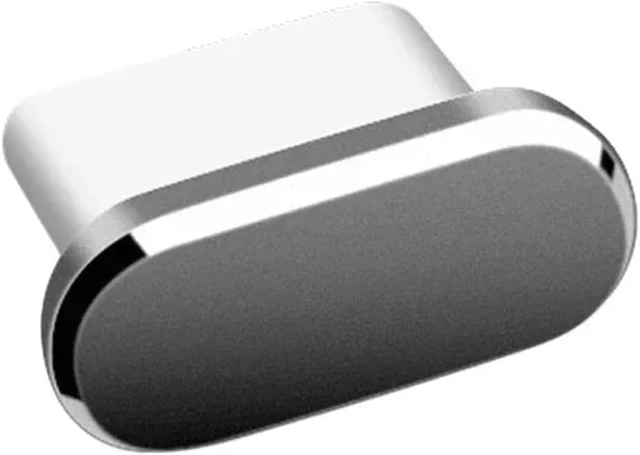 Alt view image 2 of 7 - USB Cover Cap 30PCS Metal Type-C Dust Plugs for USB Charging Port Protection Caps(Gray)
