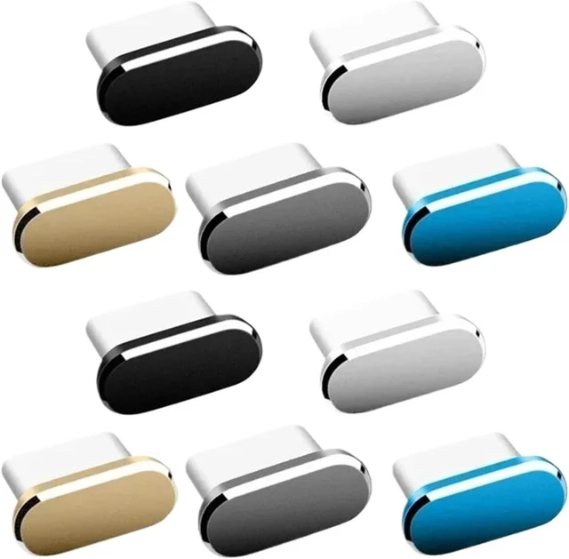 Main image of USB Cover Cap 30PCS Metal Type-C Dust Plugs for USB Charging Port Protection Caps(Gray)