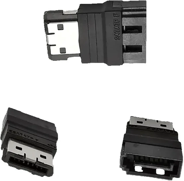 Alt view image 2 of 5 - Hard Disk SATA 7Pin Male to ESATA 7Pin Female Extender Extension Adapter Connector
