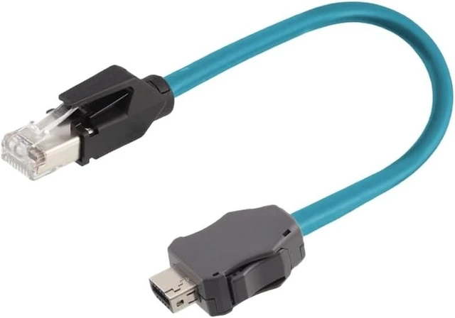 Alt view image 4 of 5 - Robot Controller Ethernet Cable RJ45 to IX 1M