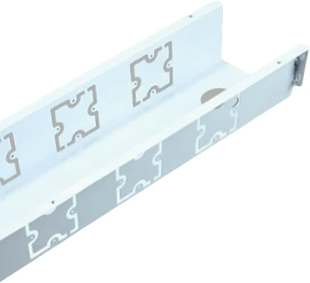 Alt view image 6 of 6 - Desk Cable Holder 86 Panel Sockets Steel Box for Power Strips