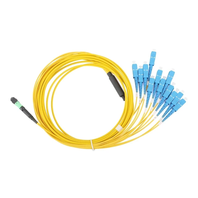 Alt view image 5 of 6 - 12 Fiber MPO to SC/UPC Breakout Cable Single Mode Type B Polarity 1M