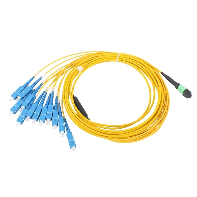 Alt view image 4 of 6 - 12 Fiber MPO to SC/UPC Breakout Cable Single Mode Type B Polarity 1M