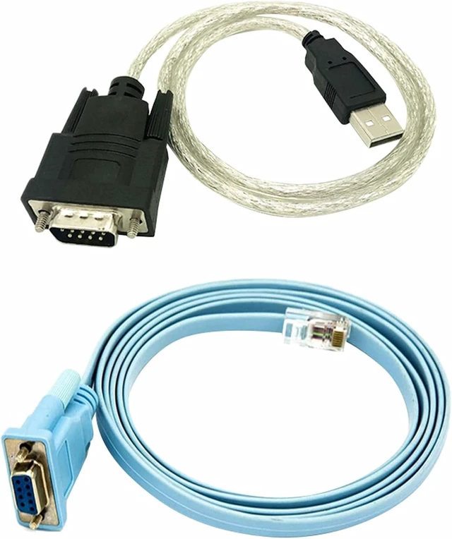 Alt view image 4 of 7 - RJ45 Console Cable 2-in-1 USB-Serial Bundle for USB-Only PCs