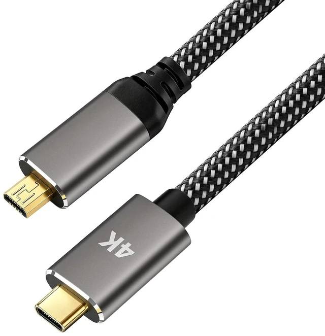 Main image of Micro HDMI to USB C Cable 6 FT, 4K@60Hz 2K@120Hz, 18Gbps, Unidirectional