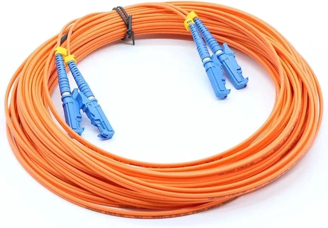 Main image of OM2 E2000 Fiber Optic Patch Cord 1M to 100M Duplex LC FC ST A MM(20M 5pcs,E2000A-SC OM2)