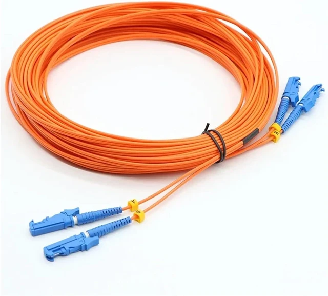 Alt view image 4 of 6 - OM2 E2000 Fiber Optic Patch Cord 1M to 100M Duplex LC FC ST A MM(20M 5pcs,E2000A-SC OM2)