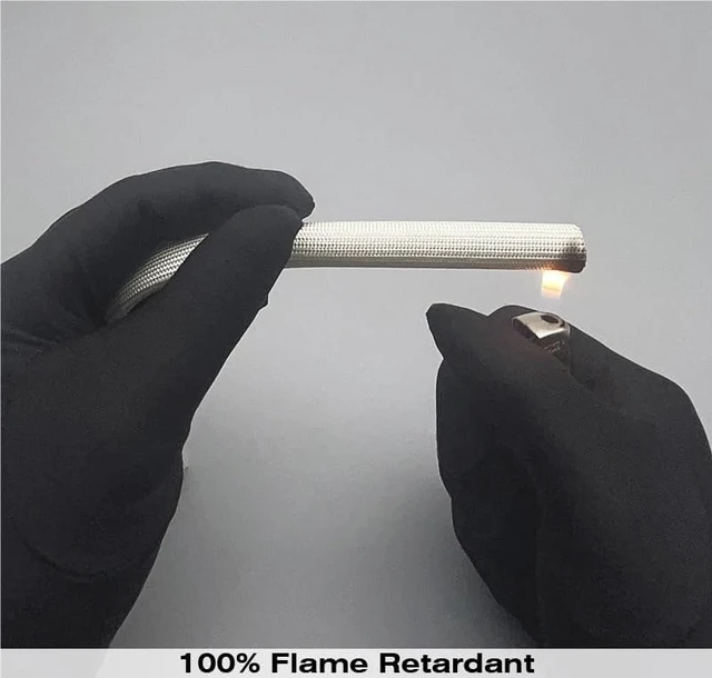 Alt view image 4 of 6 - 5/10M Fiberglass Tube 0.5mm~25mm HTG Cable Sleeve Fiber Glass Wire Wrap Protector Insulation High Temperature Pipe(Black,18 mm,5m)