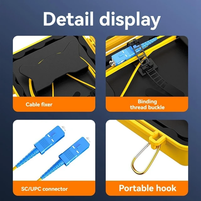 Alt view image 5 of 6 - Dead Spot Eliminator OTDR Cable Box 1000M Fiber Optic Test Extension Cable Optical Fiber Cable Test Tool A