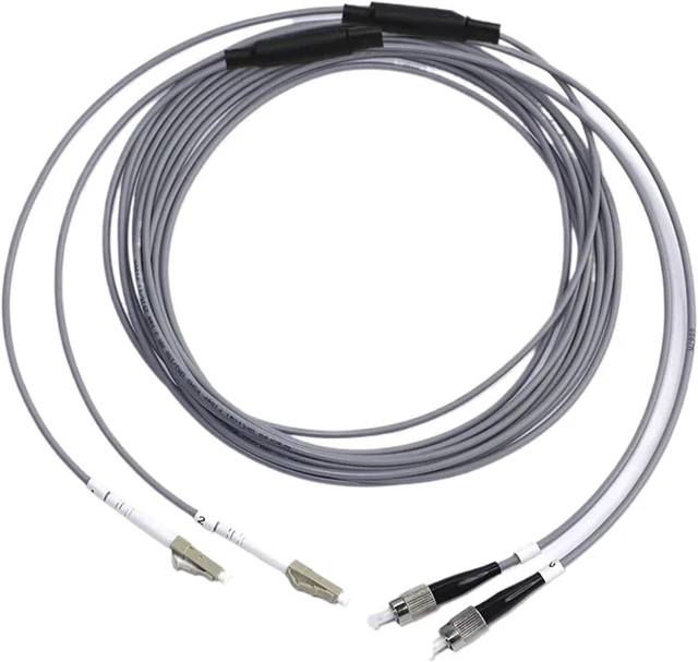 Alt view image 2 of 6 - Customize Armored Jumper Single Mode Single Core/Dual Core LC/ST/FC/SC Extension Cord Tail Fiber(45m,SM 1C LC-LC blue-01)