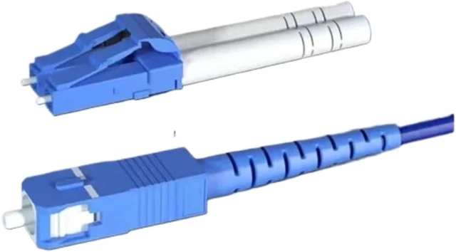 Alt view image 4 of 6 - Customize Armored Jumper Single Mode Single Core/Dual Core LC/ST/FC/SC Extension Cord Tail Fiber(45m,SM 1C LC-LC blue-01)