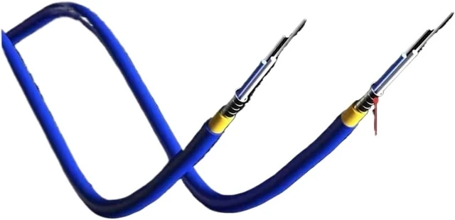 Alt view image 5 of 6 - Customize Armored Jumper Single Mode Single Core/Dual Core LC/ST/FC/SC Extension Cord Tail Fiber(45m,SM 1C LC-LC blue-01)