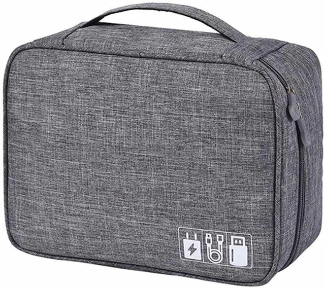 Main image of Storage Bags Portable Digital Organizer USB Gadgets Zipper Cosmetic Bag Case Accessories Item (Color : A) (D)