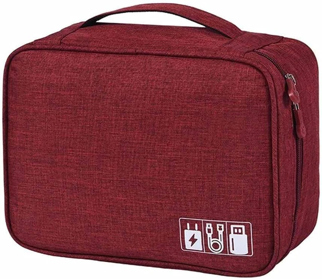 Main image of Storage Bags Portable Digital Organizer USB Gadgets Zipper Cosmetic Bag Case Accessories Item (Color : A) (A)