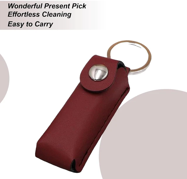Alt view image 2 of 7 - Flash Drive Case 10pcs USB Case USB Flash Drive Leather Case with Protector Cap Small Keychain for Teacher Photographers Office Backup Birthday Access for Home Office Client Meetings(Black)