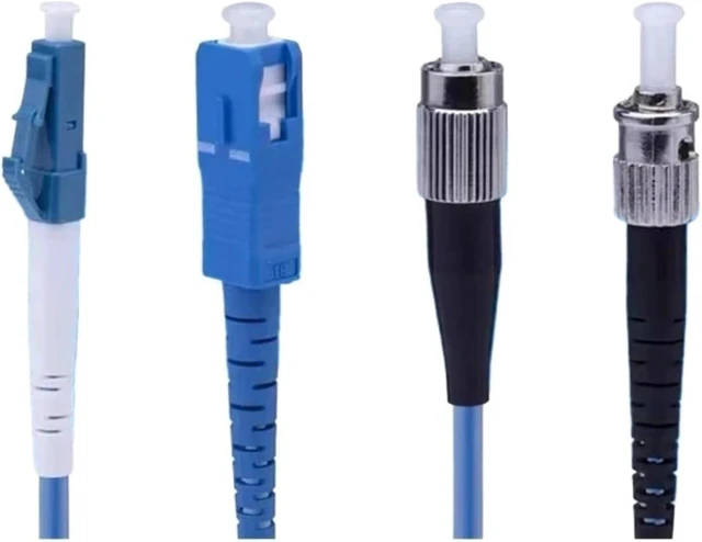 Main image of 1-500m Armored Optical Patch Cable, Ratproof Waterproof LC SC FC ST SM Single Core Blue for Indoor Outdoor Fiber Optic Jumper (5m 5pcs,LCA-LCA)
