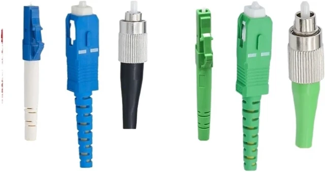Alt view image 6 of 6 - 1-500m Armored Optical Patch Cable, Ratproof Waterproof LC SC FC ST SM Single Core Blue for Indoor Outdoor Fiber Optic Jumper (5m 5pcs,LCA-LCA)