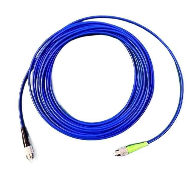 Alt view image 2 of 4 - 1-300M SC/A-LC/A Armored Patch Cord Waterproof SM Single core Blue Indoor and Outdoor(70m 1pc,LcA-lcA)