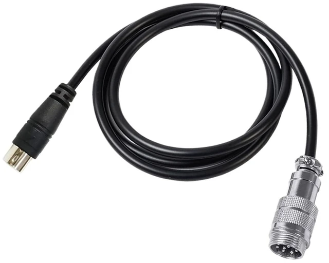 Main image of PS/2 MD6 to 9 Din Adapter Cable for Connect Thrustmaster TSS Handbrake Sparco Mod TH8A Shifter to Racing Wheel Base/TM Sim Hub(1m)