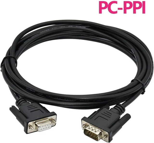 Alt view image 3 of 5 - Ethernet Cable Programming Cable, Network Ethernet Cable,PLC cable PC-PPI Suitable S7-200 PLC Programming Cable Serials Cable RS232 To RS485 Conversion Cable PC/PPI Download Cale PCPPI(3cb30 (4.5meter